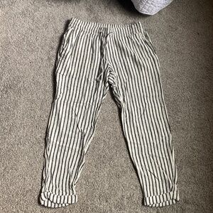 Striped Linen Pants